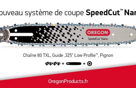 Oregon lance le nouveau système de coupe SpeedCut™ Nano