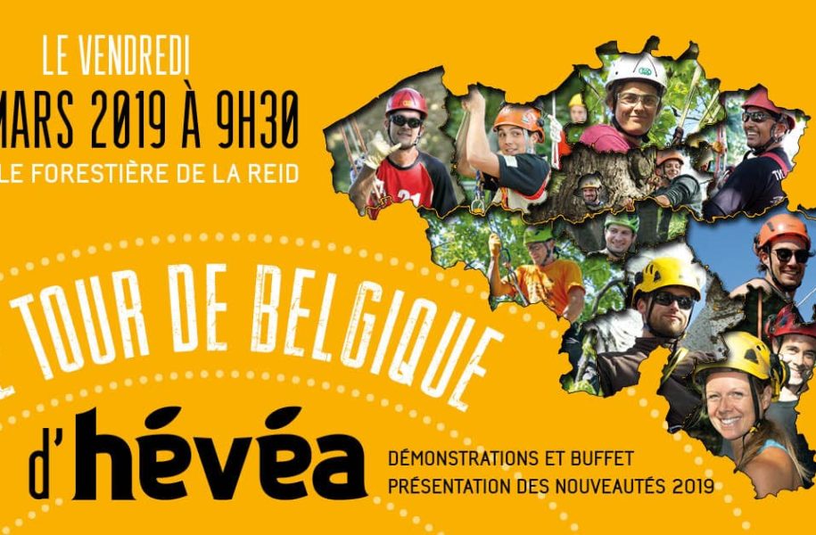 Tour de BELGIQUE Hévéa à la REID (THEUX) le 1er Mars 2019