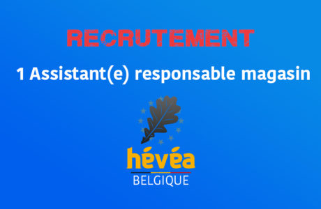 Hévéa Belgique recrute un(e) assistant(e) responsable magasin